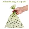 255 bags in 17 volumes Portable pet waste bag Environmental poop bag Portable biodegradable pet waste bag outdoor pet poop collection bag easy to carr