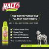 HALT! Handheld Fire Fighting Foam Spray ‚Äì Non-Toxic, Easy to Use, Store, and Find in Emergency ‚Äì Compact & Portable ‚Äì Ideal for Home, Kitchen